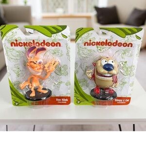 🫟🫟 Nickelodeon Ren & Stimpy Collectible Small Figure Toys  90’s Show